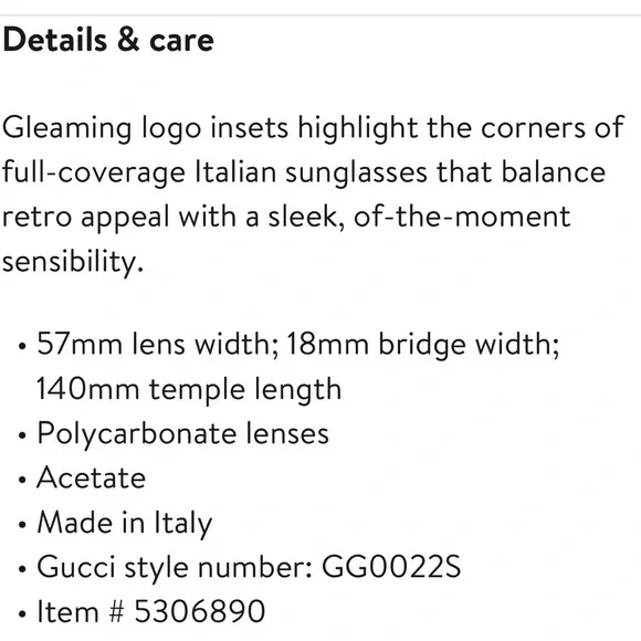 Gucci 57mm Gradient Sunglasses - Picture 7 of 11